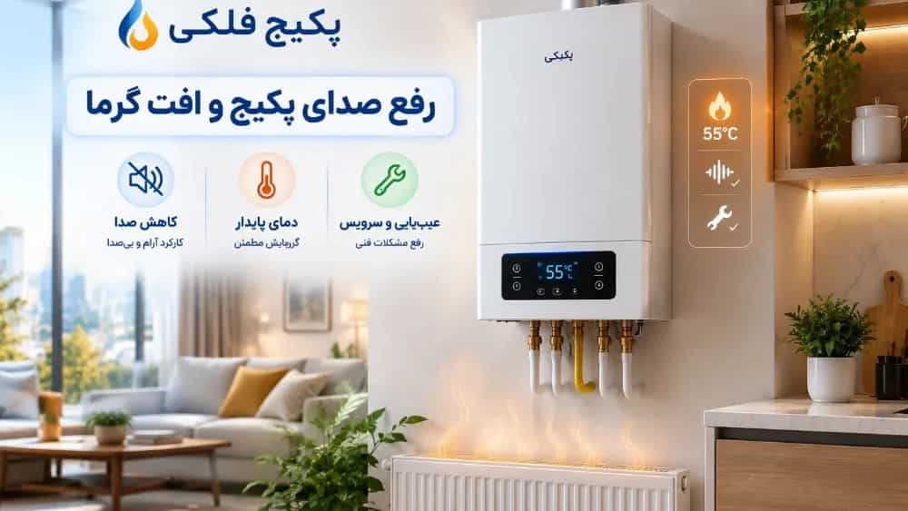 رفع صدای پکیج و افت گرما با خدمات تخصصی پکیج فلکی